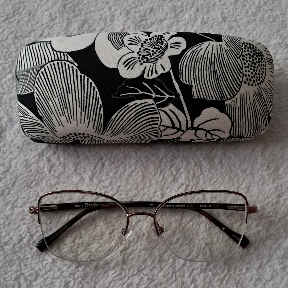 Vera Bradley Eyeglass Frame With Case